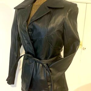 Wilson Leather coat with removable lining